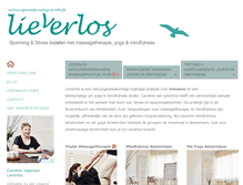 Tablet Screenshot of lieverlos.nl